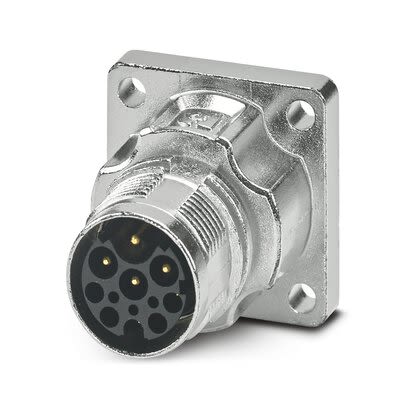 Phoenix Contact Circular Connector, 9 Contacts, Front Mount, M17 Connector, Plug, Male, IP66, IP68, M17 PRO Series