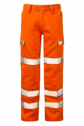 PULSAR Pantalones Alta Visibilidad Para Hombre, De Color Naranja, Amarillo