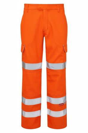 PULSAR Pantalon Haute Visibilité, Orange, Homme