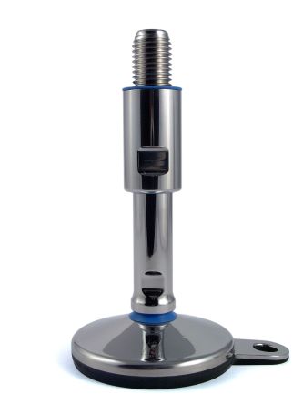 RS PRO M24 Stainless Steel Hygienic Adjustable Foot, 2500kg Static Load Capacity 15° Tilt Angle