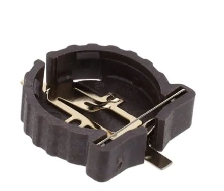 RS PRO CR1220 Battery Holder, Leaf Spring Contact