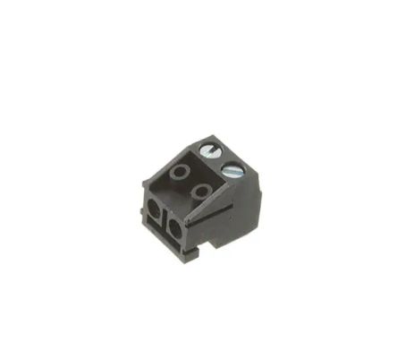 RS PRO Steckbarer Klemmenblock Steckverbinder 2-Kontakte 5mm-Raster