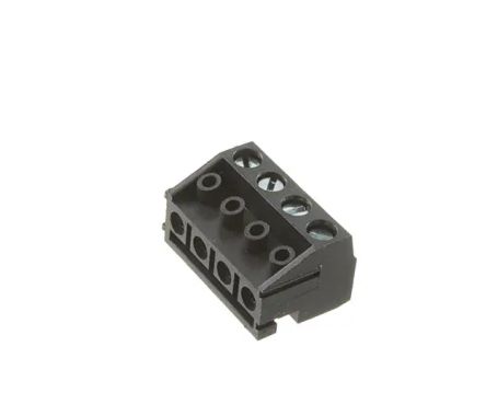 RS PRO Steckbarer Klemmenblock Steckverbinder 4-Kontakte 5mm-Raster