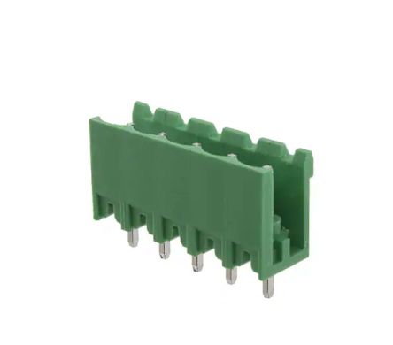 RS PRO 5mm Pitch 5 Way Pluggable Terminal Block, Header, Through Hole