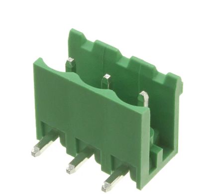 RS PRO 5.08mm Pitch 3 Way Pluggable Terminal Block, Header, Through Hole