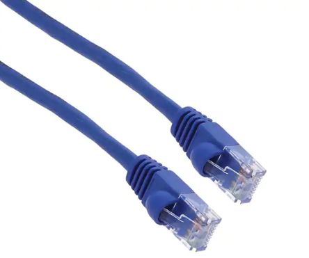 RS PRO Ethernetkabel Cat.5e, 915mm, Blau Patchkabel, A RJ45 U/UTP, B RJ45