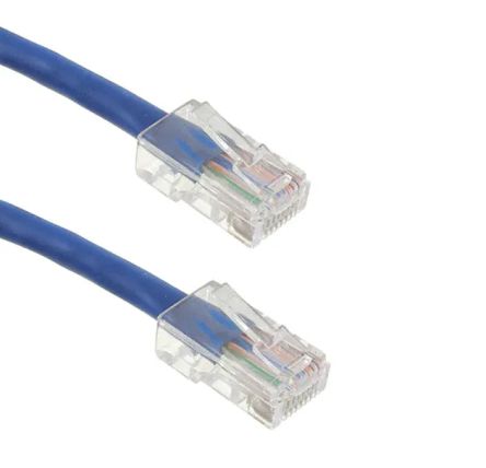 RS PRO Ethernetkabel Cat.5e, 3m, Blau Patchkabel, A RJ45 U/UTP, B RJ45
