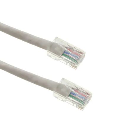 RS PRO Ethernetkabel Cat.5e, 3m, Grau Patchkabel, A RJ45 U/UTP, B RJ45