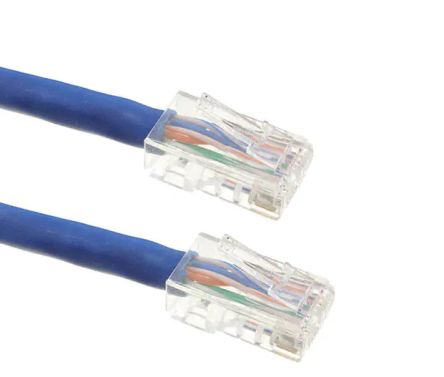 RS PRO Cat6 RJ45 To RJ45 Ethernet Cable, U/UTP, Blue, 915mm