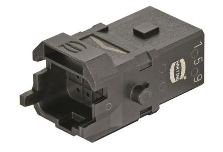 HARTING Heavy Duty Power Connector Insert, 6.5A, Male, Han 1A Series, 12 Contacts