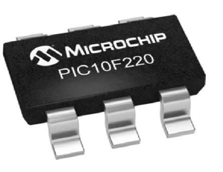 Microchip Mikrocontroller PIC10 PIC SMD SOT-23 6-Pin