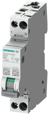 Siemens SENTRON MCB, 1P+N, 10A Curve C, 230V AC