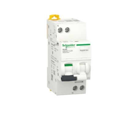 Schneider Electric Acti9 IDD40T FI/LS-Schalter 20A, 1P+N-polig Typ C, Empfindlichkeit 30mA