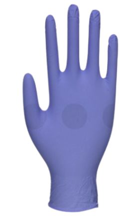 Unigloves Chemikalien Einweghandschuhe Aus Nitril Blau, EN374, EN455 Größe M, 100 Stück