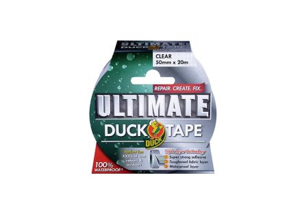 DUCK TAPE 222150 Panzerband, PE-Klebeband Klar, 0.23mm X 50mm X 20m