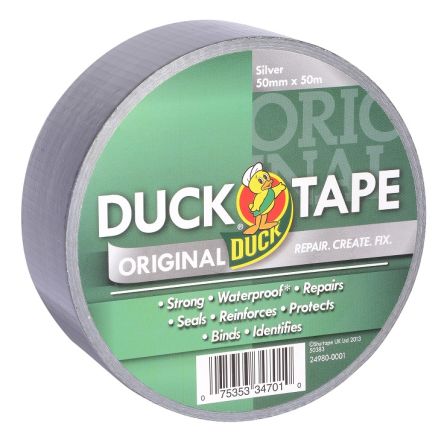 DUCK TAPE 222226 Panzerband, Silber, 0.17mm X 50mm X 50m