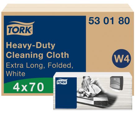 Tork Lappen Für Industrielle Reinigung Vlies-Material Box 70 Stk. Weiß