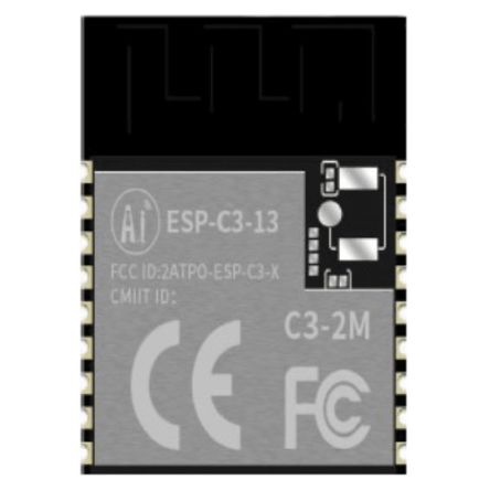 RF Solutions ESP32-C3-13 3.0 → 3.6V Dc WiFi Module, Bluetooth Low Energy (BLE), WiFi ADC, GPIO, I2C, SPI, UART