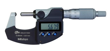 Mitutoyo Mikrometer Außen-Messschraube Metrisch / ±0,002 Mm