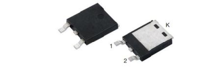 Vishay SMD Schottky Gleichrichter & Schottky-Diode 2 Paar Gemeinsame Kathode, 100V / 20A SlimDPAK