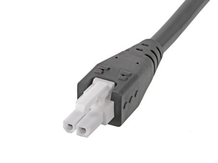 Molex 2 Way Female Mini-Fit Jr. Unterminated Wire To Board Cable, 1m