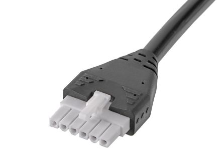 Molex Conjunto De Cables Mini-Fit Jr. 217159, Long. 1m, Con A: Hembra, 6 Vías, Paso 4.2mm
