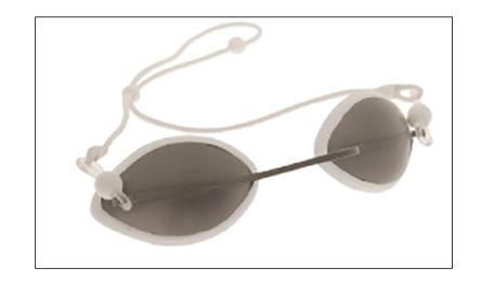 Global Laser Schutzbrille Überbrille Linse Silber
