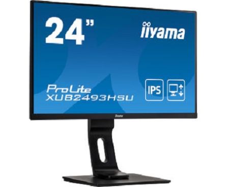 Iiyama Monitor ProLite XU2493HSU-B1, 24Zoll, Auflösung Max.1920 X 1080 Pixels LCD, Schwarz