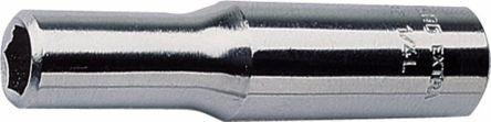 Usag 1/4 In Drive 14mm Deep Socket, 6 Point, 50 Mm Overall Length