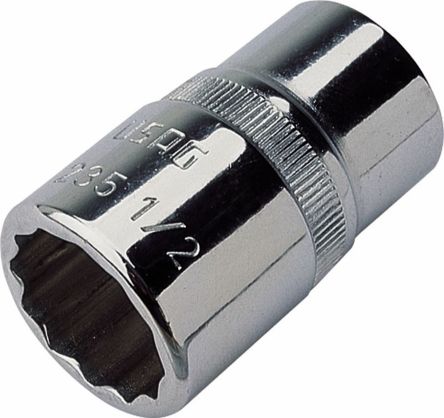 Usag 1/2 In Drive 11mm Standard Socket, 12 Point, 36 Mm Overall Length