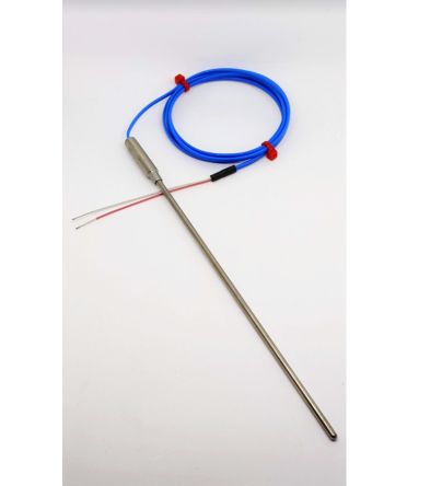 RS PRO Edelstahl Thermoelement Typ K, Ø 6mm X 250mm → +1100°C