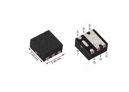 Vishay SIA4265EDJ-T1-GE3 P-Kanal, SMD MOSFET 20 V / 9 A PowerPAK SC-70