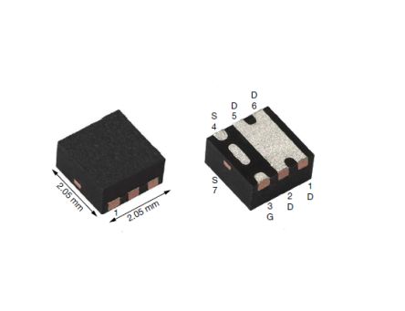 Vishay SIA4371EDJ-T1-GE3 P-Kanal, SMD MOSFET 30 V / 9 A PowerPAK SC-70