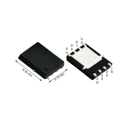Vishay SiR582DP-T1-RE3 N-Kanal, SMD MOSFET 80 V / 116 A, 8-Pin PowerPAK SO-8
