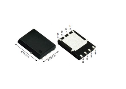 Vishay SiR586DP-T1-RE3 N-Kanal, SMD MOSFET 80 V / 78,4 A, 8-Pin PowerPAK SO-8