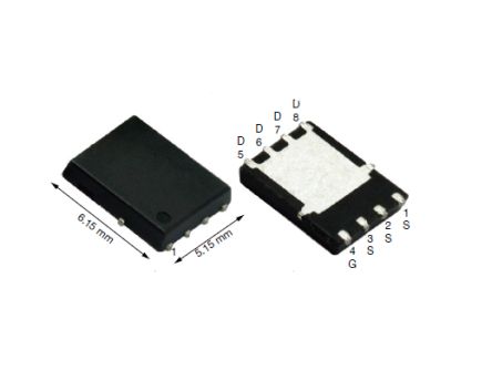 Vishay SiR588DP-T1-RE3 N-Kanal, SMD MOSFET 80 V / 59,9 A, 8-Pin PowerPAK SO-8