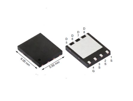 Vishay SiRS700DP-T1-GE3 N-Kanal, SMD MOSFET 171 V / 100 A, 8-Pin PowerPAK SO-8