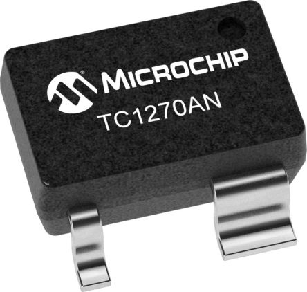 Microchip Supervisor De Tensión TC1270ANRVRCTR, Monitor De Precisión Reset Manual SOT 143