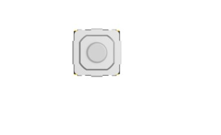TE Connectivity Black Round Button Tactile Switch, SPST 50 MA Surface Mount