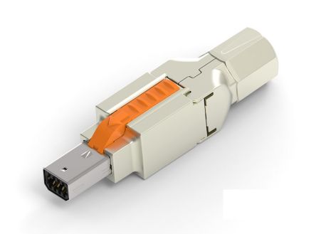 TE Connectivity, Industrial Mini I/O Cable Mount Mini I/O Connector Plug, 8 Way