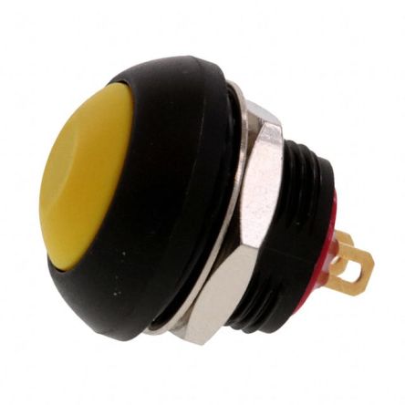 TE Connectivity PB6 Series Push Button Switch, (On)-Off, Panel Mount, SPST - NO, 50 V Dc, 125V Ac, IP68
