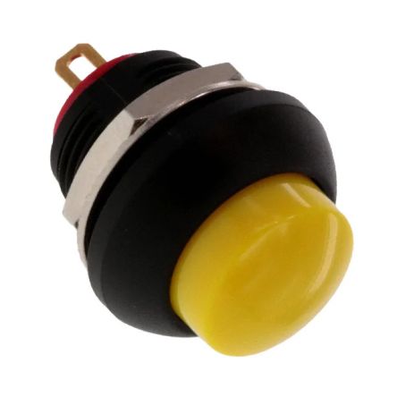 TE Connectivity PB7 Series Push Button Switch, On-(On), Panel Mount, SPST - NC, 50 V Dc, 125V Ac, IP68