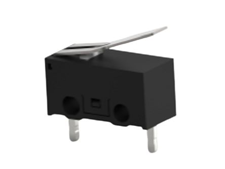 TE Connectivity Sprungkontakt-Mikroschalter Hebel-Betätiger PCB, 0,1 A Bei 30 V DC, Einpoliger Ein/Aus-Schalter (SPST)