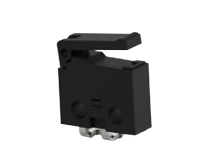 TE Connectivity Lever Snap Action Micro Switch, Right Angle PCB Terminal, 0.5A At 30VDC, SPST