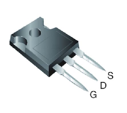 Vishay SIHG026N60EF-GE3 N-Kanal, THT MOSFET 600 V / 95 A TO-247AC