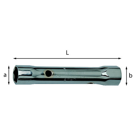 Usag Chiave A Bussola, Guida Esagonale Da 8 Mm, 9 Mm, L. 108 Mm