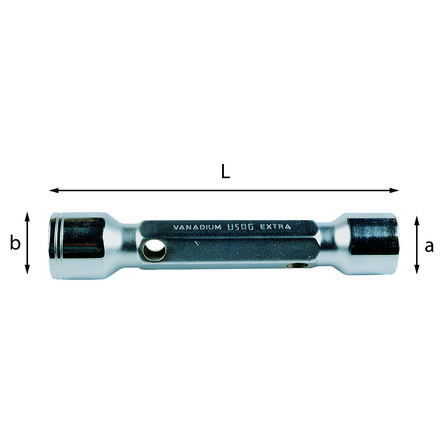 Usag Chiave A Bussola, Guida Esagonale, Guide Di Varie Dimensioni, L. 130 Mm