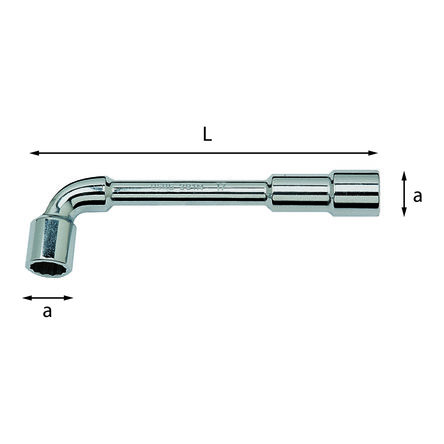 Usag Chiave A Bussola, Guida Biesagonale Da 7 Mm, L. 106 Mm