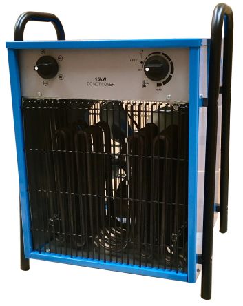 Broughton 15kW Fan Industrial Heater, Floor Mounted, 415 V BS4343/IEC60309