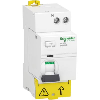 Schneider Electric Acti9 IIG40K RCD/FI, 1-polig, 25A, 300mA Typ AC Acti9 220 → 240V Ac